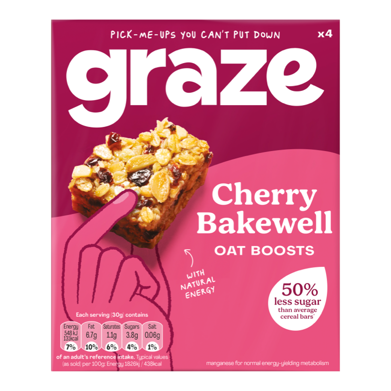 Cherry Bakewell Oat Boost Multipack
